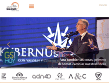 Tablet Screenshot of gruposalinas.com